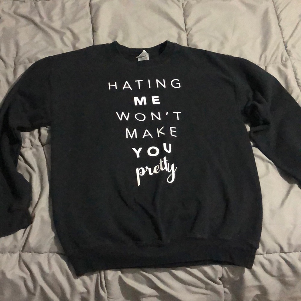 Black crew neck